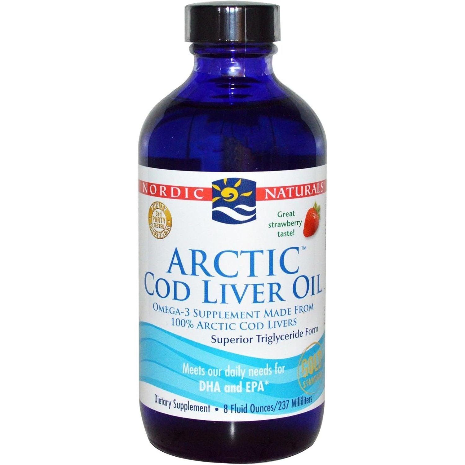 Nordic Naturals Arctic Cod Liver Oil, Strawberry