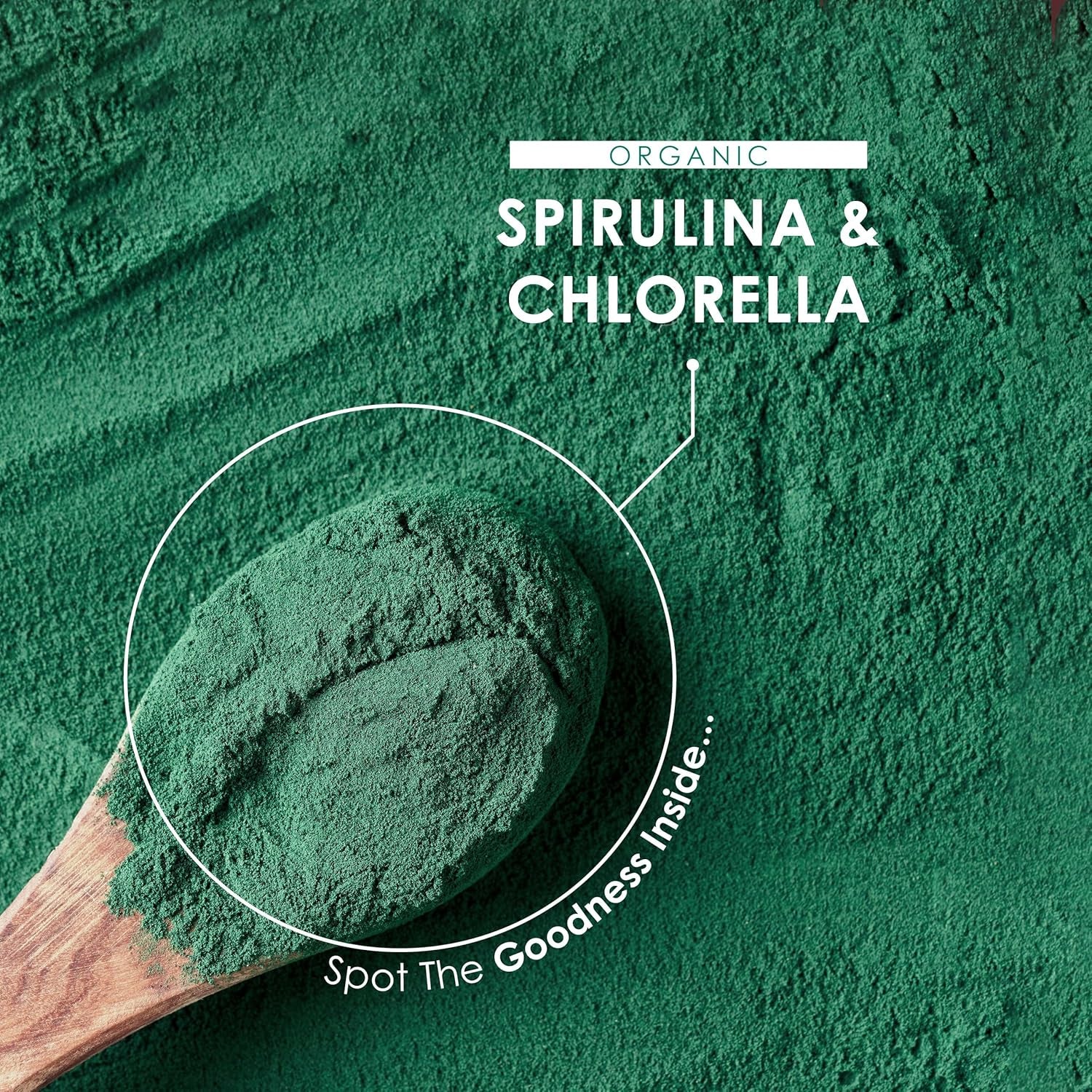 Organic Spirulina & Chlorella 2000Mg - 300 Tablets - Broken Cell Wall - Cold Pressed Pure Supplement with No Additives (75 Day Supply) by Alpha01
