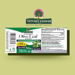Nature'S Answer Alcohol-Free Oleopein Olive Leaf, 2-Fluid Ounces