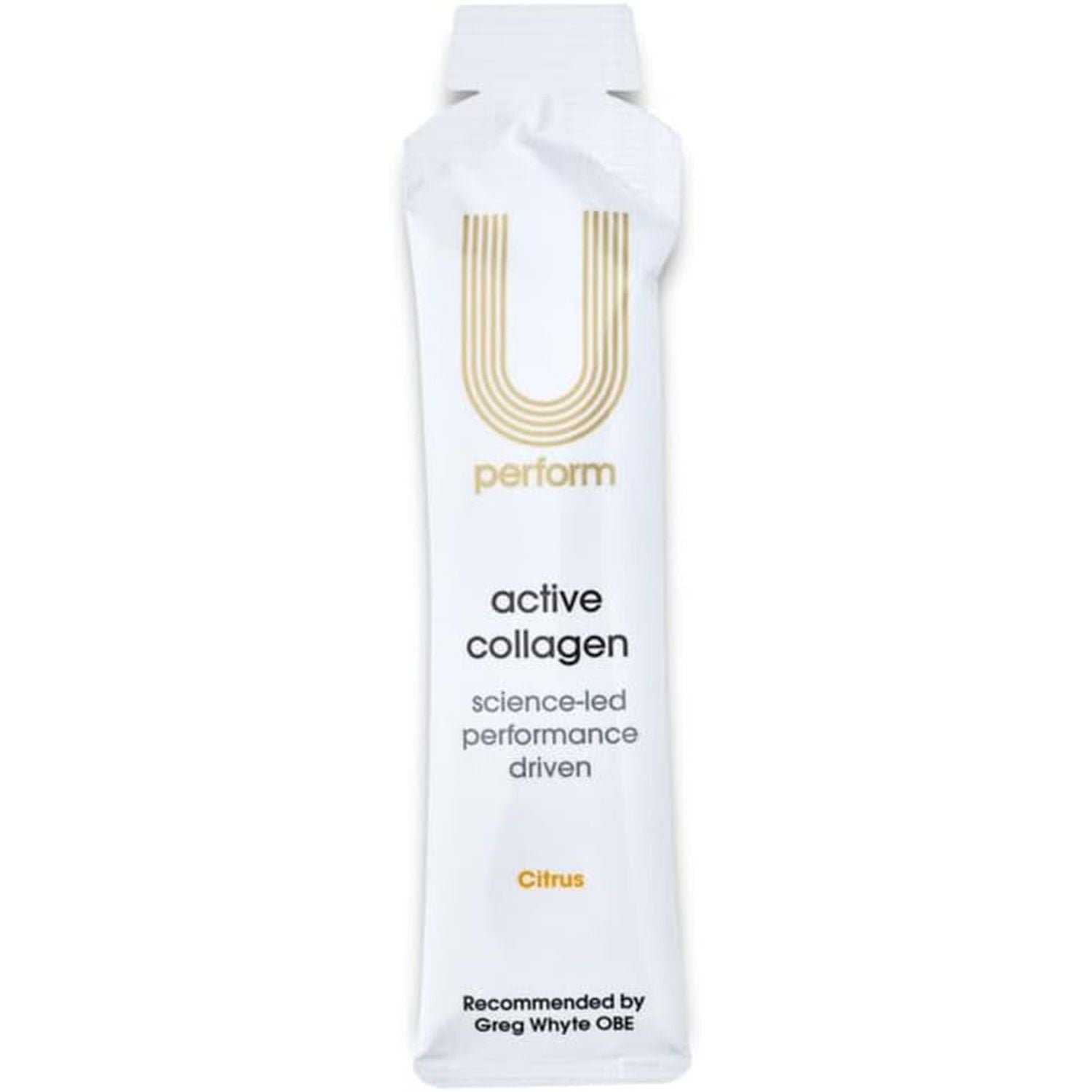 U Perform - Sports Muscle Recovery Supplement - High Protein Liquid Collagen Drink - Great for Joints Repair - Citrus Tasting and Natural Ingredients Based (8000Mg) (14 Sachets)
