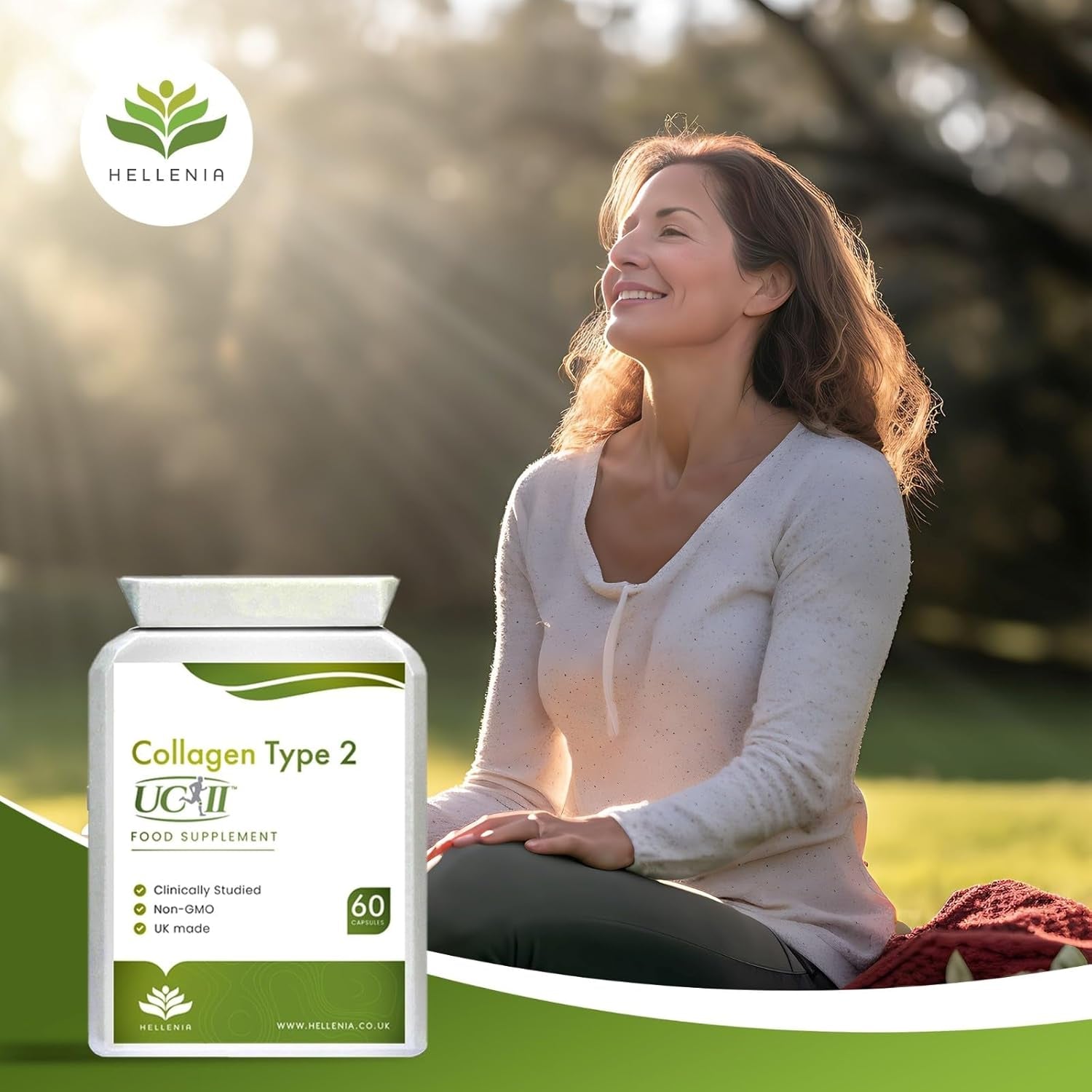 UC-II® Collagen Type 2-40Mg - 60 Capsules | Joint Support | Manufactured in the UK