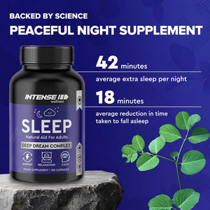 Natural Night Complex – Melatonin Substitute with Valerian, Lemon Balm, Magnesium & Chamomile – Botanical Sleep Blend for Relaxation – Vegan-Friendly Evening Supplement – 120 Capsules