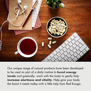 Red Kooga Korean Ginseng and Ginkgo Biloba, Promotes Vitality and Maintains Mental Alertness, Pack of 32 Tablets