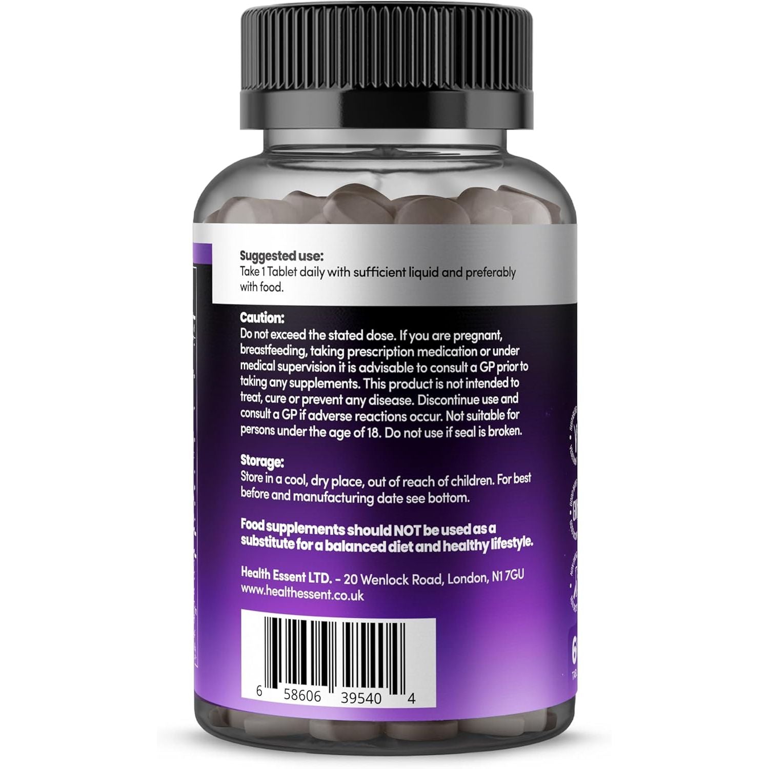 Sleeping Tablets 3820Mg Complex with Valerian Root, Ashwagandha, Magnesium, L-Theanine, Motherwort, Chamomile & Vitamin B6, High Strength Sleep Support Supplement - 60 Tablets by Healthessent