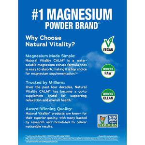 Natural Vitality Natural Calm, Unflavored - 226G