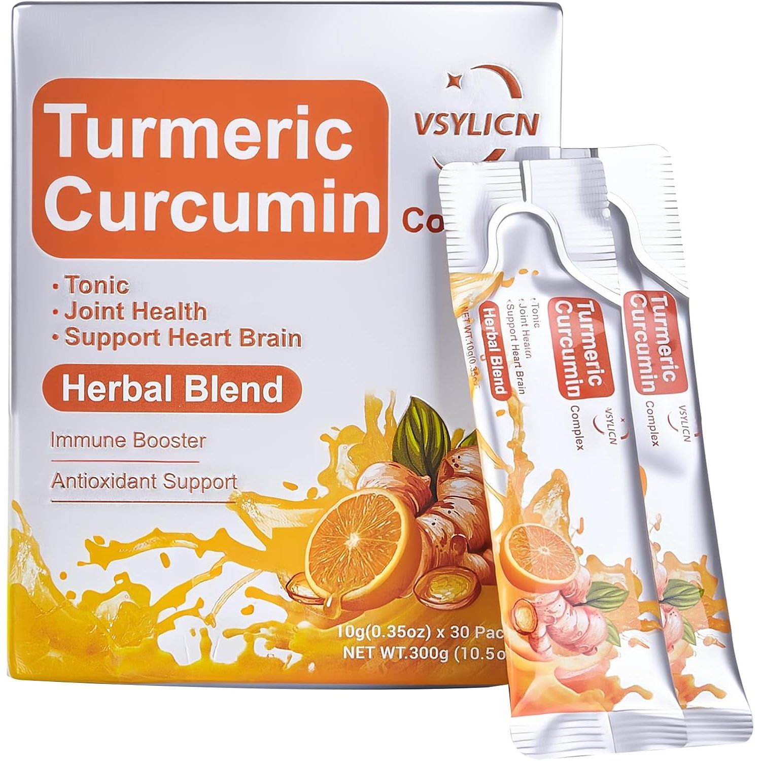 Turmeric Liquid with Black Pepper & Ginger - High Strength Curcumin Supplements - Easy Swallow Liquid Drink - Immune System Booster - Natural Energy Drink - No Added Sugars, Vegan - 1 Month Supply