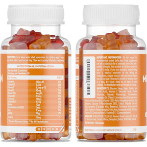 Kids Multivitamin Gummies with Zinc, Vitamin C & Vitamin D - Vitamins for Kids Aged 3+ - Zinc for Immune System - Kids Vitamins (60 Gummies)