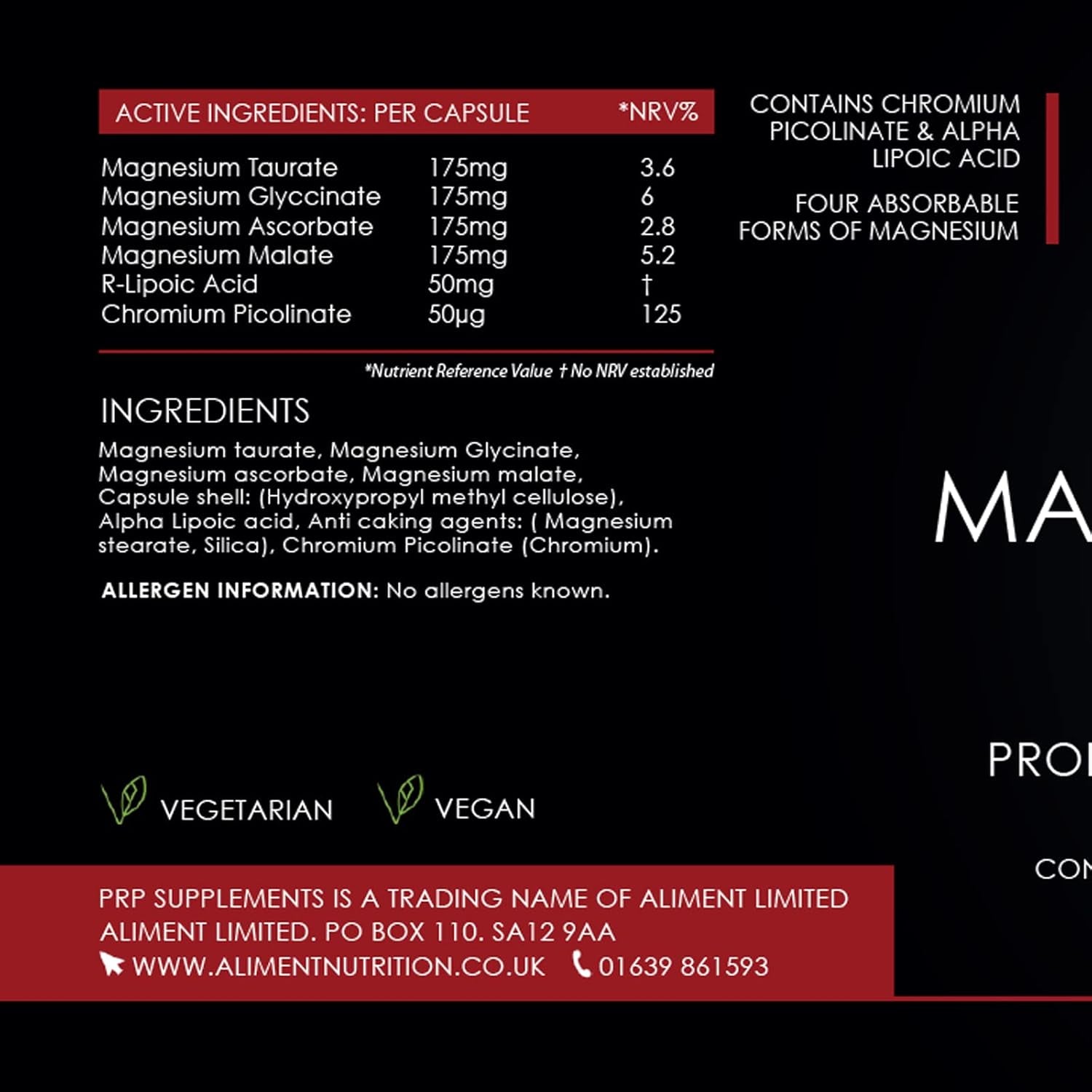 Magnesium Relax - Nutrients to Fuel Heart Health & Maintain Normal Blood Glucose Levels by Phil Richards Performance