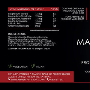 Magnesium Relax - Nutrients to Fuel Heart Health & Maintain Normal Blood Glucose Levels by Phil Richards Performance