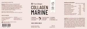 True Collagen - Liquid Marine Collagen 11000 Mg, Pack of 500Ml I Hydrolyzed Collagen Peptides for Skin, Hair, Nails I No Sugar - 20 Day Supply