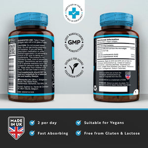 Vegan High Strength Omega 3 2000Mg Soft Gels - 600Mg DHA & 300Mg EPA per Serving - Plant-Based Omega 3 Softgels Derived from Sustainable Algal Oil - 60 Vegan Softgels - Made in the UK by Nutravita