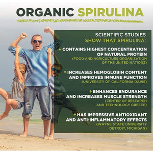 Spirulina Tablets | Organic | 300X500Mg | Natural Immune System Booster | Mysuperfoods