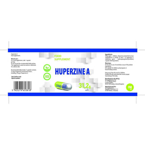 Hepatica Huperzine a 250Mcg – 120 Vegan Capsules | High-Strength Memory, Focus & Cognitive Support | 3Rd Party Lab Tested