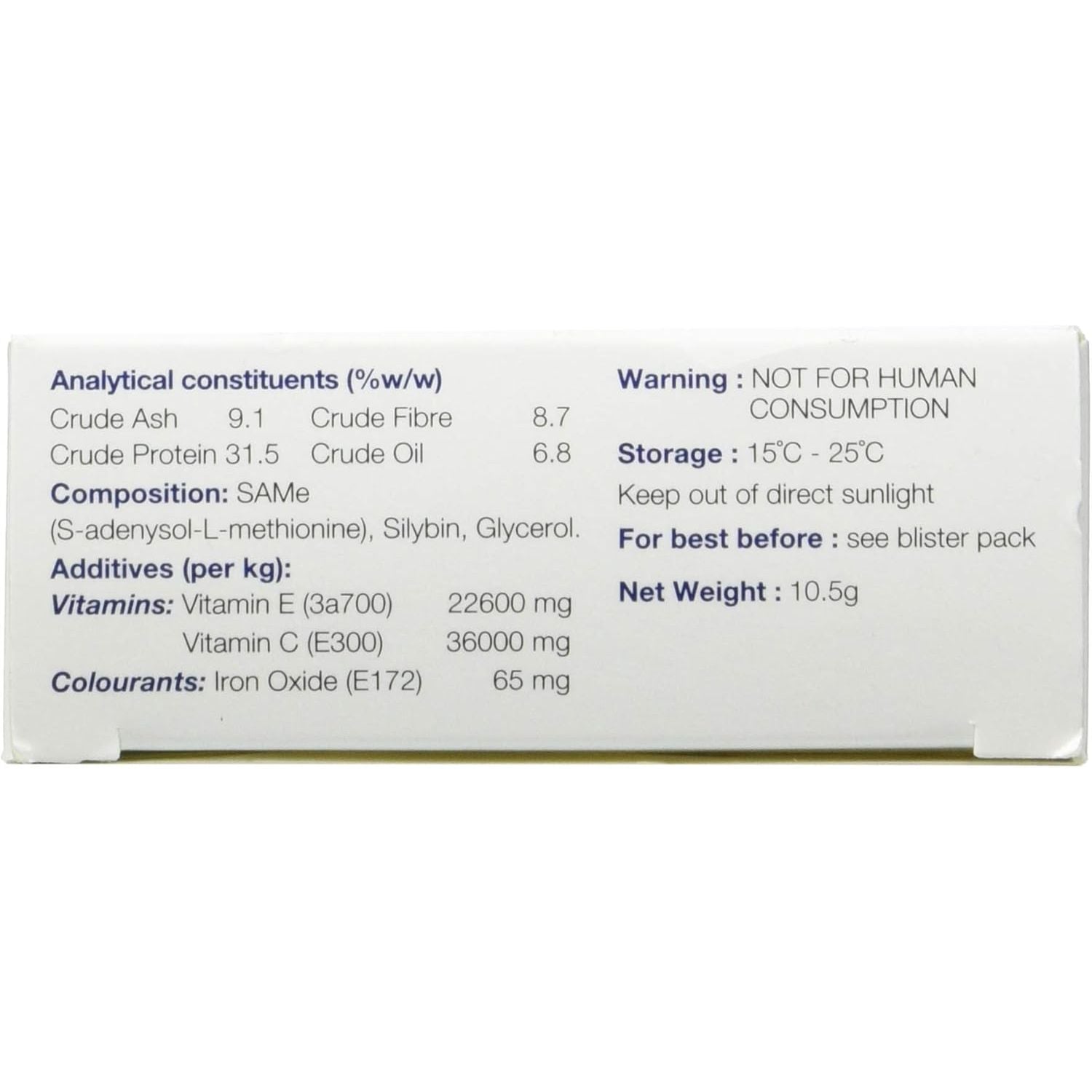 Vetplus Samylin Small Container with 30 Tablets for Digestive System