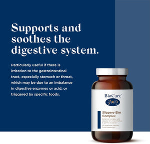 Biocare - Slippery Elm Complex | Digestion & Antioxidant Support - 90 Capsules