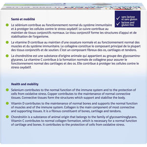 Doppelherz - Kollagen 11000 plus - Collagen Hydrolysate, Chondroitin Sulphate, Vitamins C and D and Trace Elements - for Bones, Cartilages and Tendons - Wild Berry Flavour Liquid- 30 Bottles of 25Ml