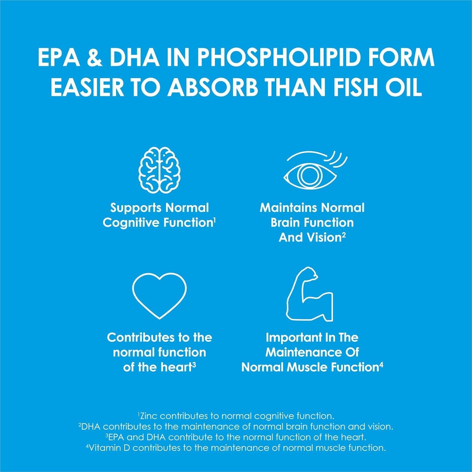 Cleanmarine Krill Oil – Packed with EPA & DHA – Omega 3 with Added Astaxanthin and Choline – Vitamin D – Heart, Eye & Brain Health – Joint & Immune Support - 30 Capsules