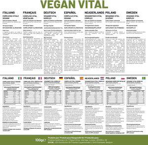 Vegan Vital Multivitamins and Minerals | 120 Vegan Multivitamin Capsule | Calcium, Vitamin B12, Vitamin B2, Vitamin D3, Selenium, Iodine, Zinc & Iron | by Prowise Healthcare