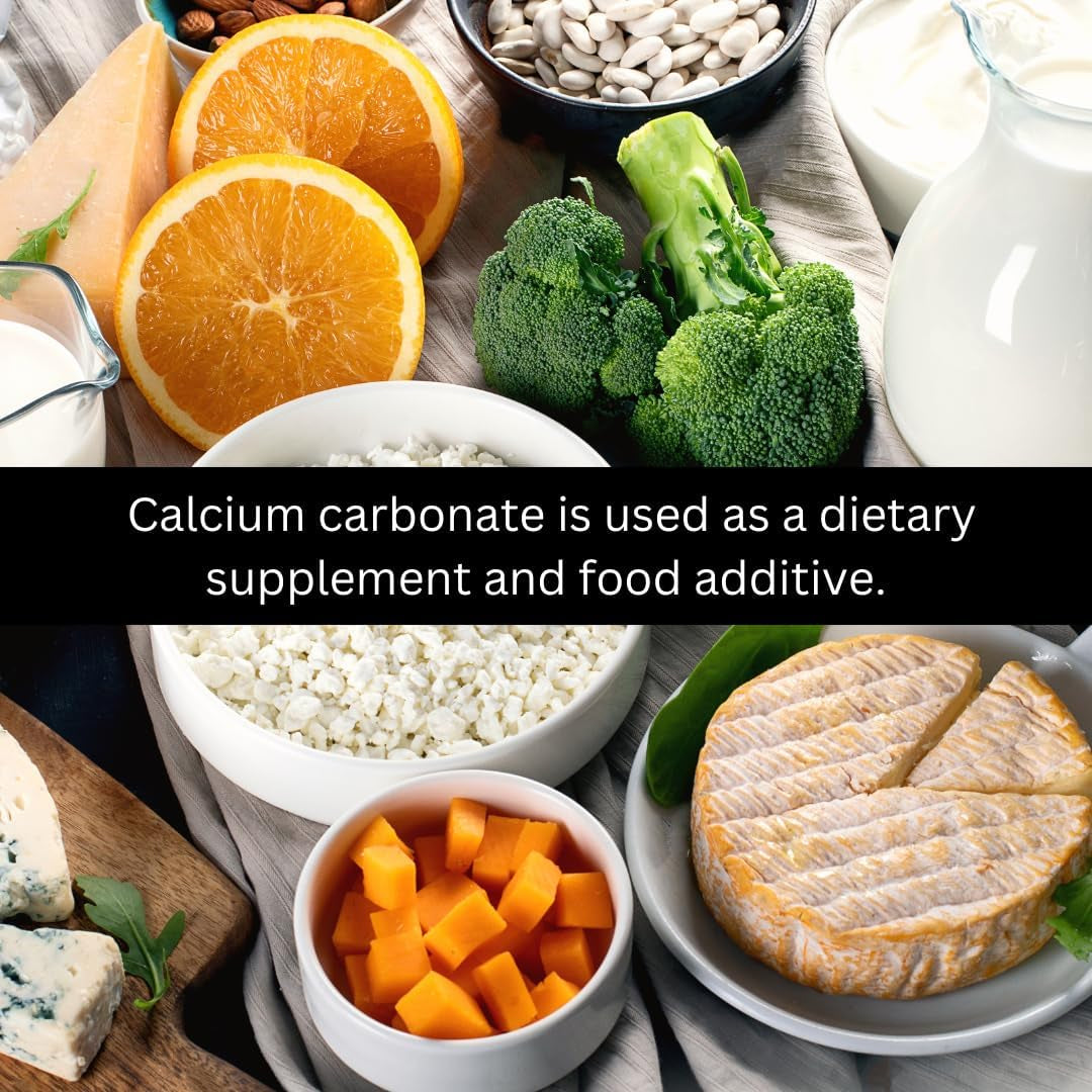 Mganna 100% Natural Pure Calcium Carbonate Food Grade 227 GMS / 0.5 LBS