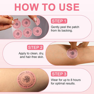 GLP-1 Patches with L Glutamine, Berberine, Chromium, Pomegranate and Cinnamon, Natural Ingredients,Gentle and Soothing for Men and Women, 30 Count (2) (1)