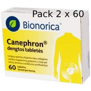 CANEPHRON * 120 Tabs./ 2 X 60 / - against Urinary Tract Infection, Cystitis, Pain Relief
