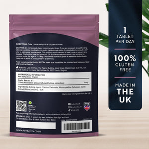 Odourless Garlic Tablets - High Strength Garlic Supplement - 180 Vegan Tablets (Alternative to Capsules) – 6 Month Supply - Easy to Swallow - Letterbox Friendly - Made in the UK by Nutravita