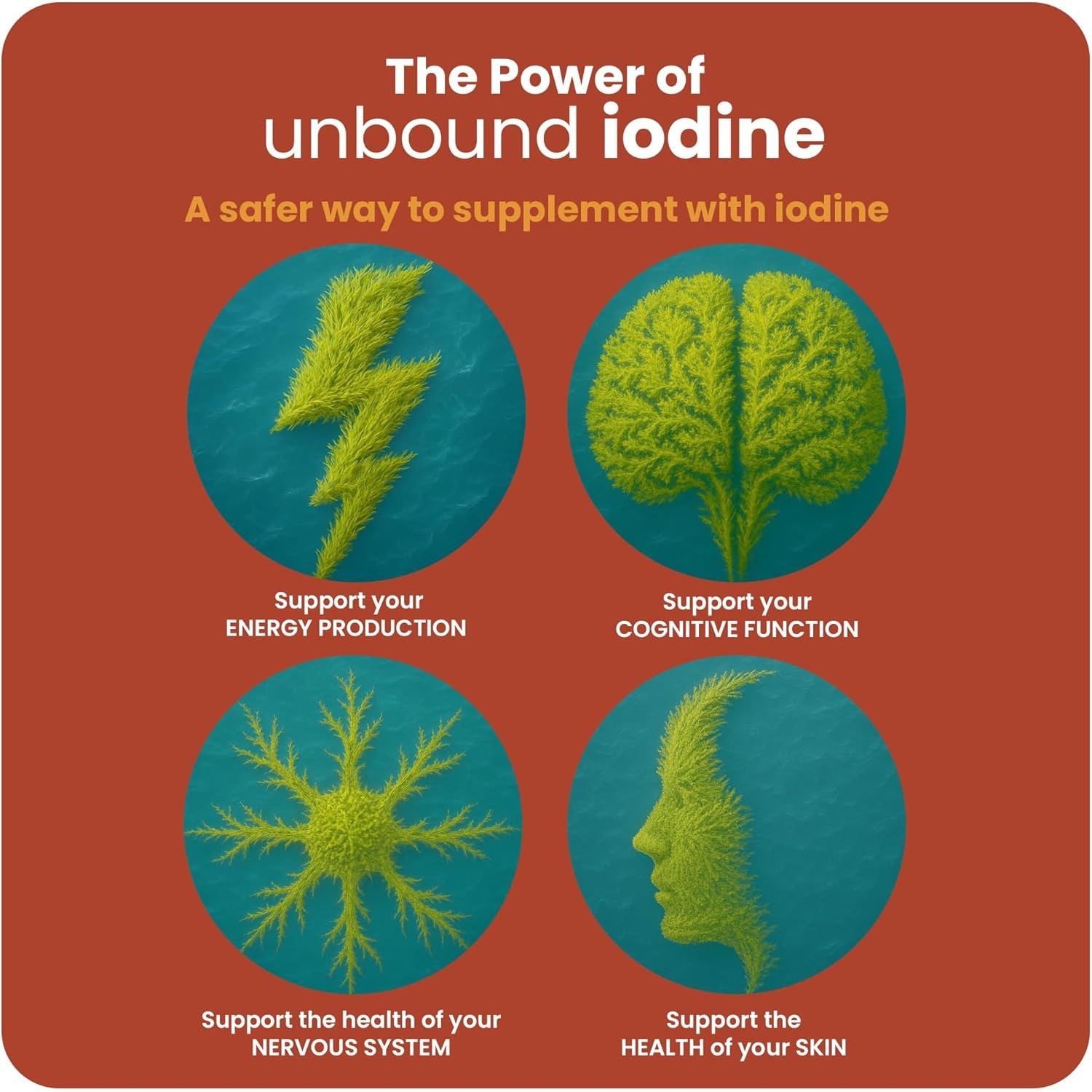 Natural Dual-Form Iodine : 100% Free and Unbound Iodine/Iodide Supplement. 675Mcg (30Ml) for Energy, Mood & Metabolism. Made in the UK.