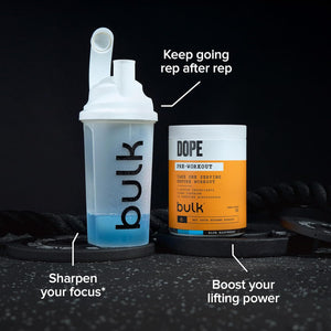 Bulk Dope Pre-Workout Powder | Fruit Punch | 3G Creatine per Serving | 200Mg Caffeine | Citrulline Malate & Arginine AKG | Beta-Alanine | Energy, Focus & Performance | 510G Supplement