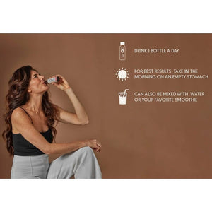 GOLD COLLAGEN New Forte plus - Collagen Supplements for Women & Men with Biotin Hair Growth, Skin & Immune System Booster with 8G of Marine Collagen, Vitamin C & Hyaluronic Acid, 1 Pack 10X50Ml