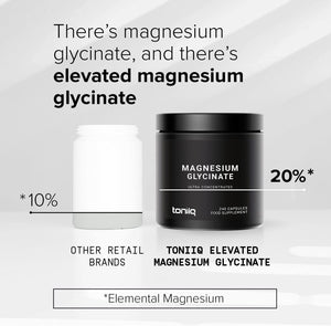 3000Mg High Strength Magnesium Glycinate Supplements - 20% Purified to Contain 600Mg of Elemental Magnesium