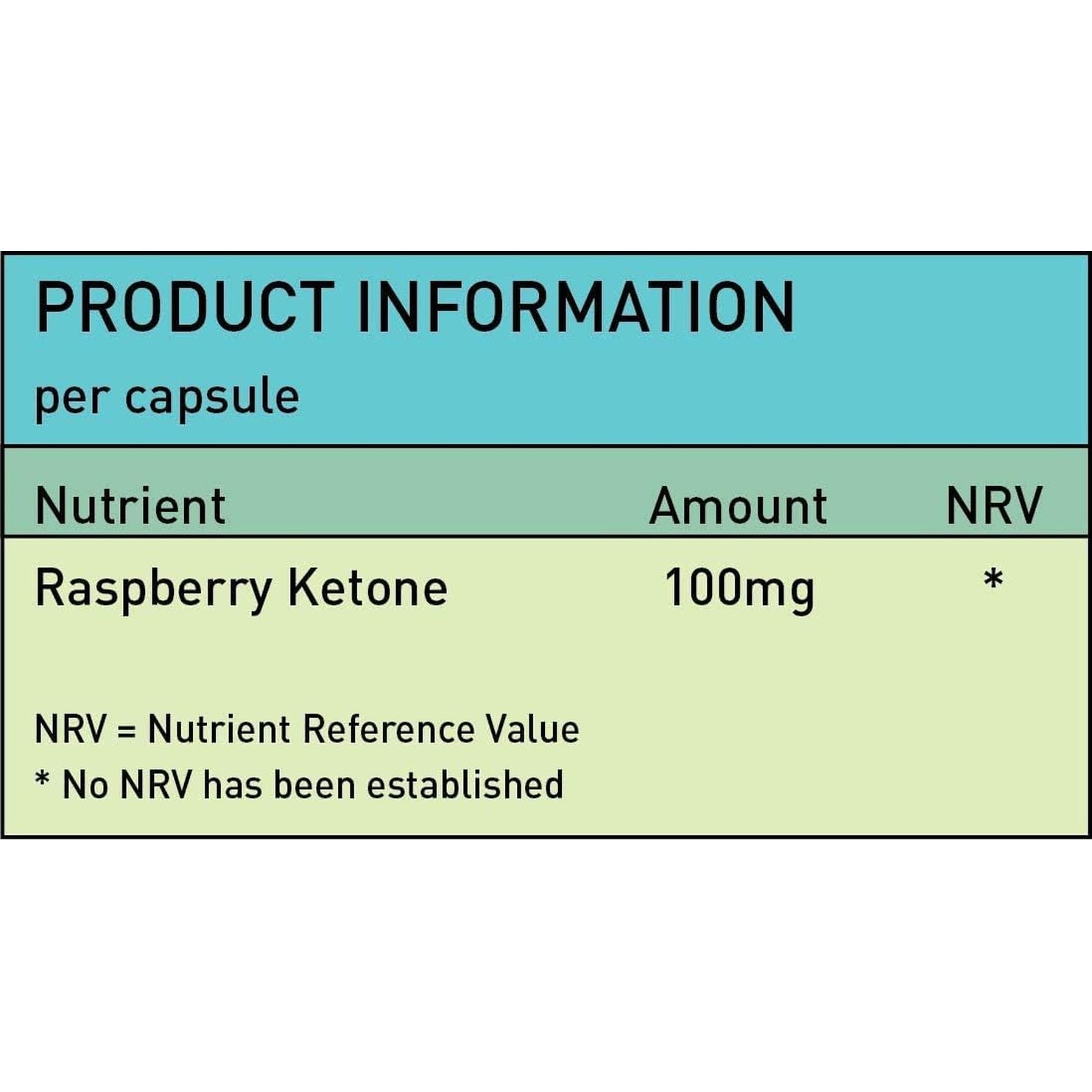 Nutrivolv Raspberry Ketones 1000Mg per Serving | Natural Weight Loss Supplement | Boosts Metabolism & Energy | Fat Burner & Appetite Suppressant | 60 Vegan Capsules