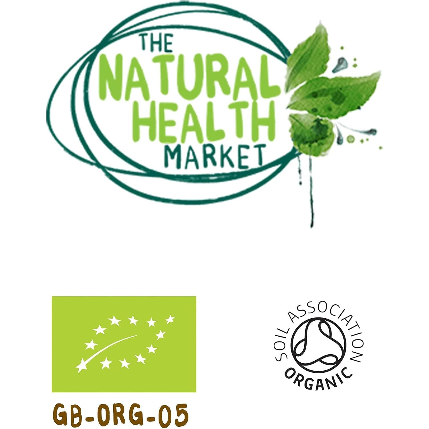 Organic Bee Pollen 500Mg Capsules by the Natural Health Market • Soil Association Certified Organic Non-Gmo No Magnesium Stearate (120 Capsules)