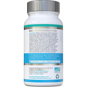 Magnesium L-Threonate Complex 7-In-1 with 1000Mg of Magtein plus Magnesium as Bisglycinate, Taurate, Citrate, Gluconate, Malate & Lactate - Supports Sleep - Vegan, UK Made and No Artificial Nasties