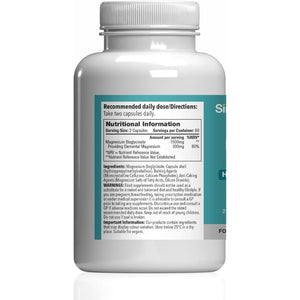 Magnesium Bisglycinate 1500Mg | Supports Energy, Muscle & Psychological Function | High Absorption, Gentle on Digestion | Vegan Friendly | 120 Capsules = 2 Months’ Supply | Gmp-Certified & Uk-Made