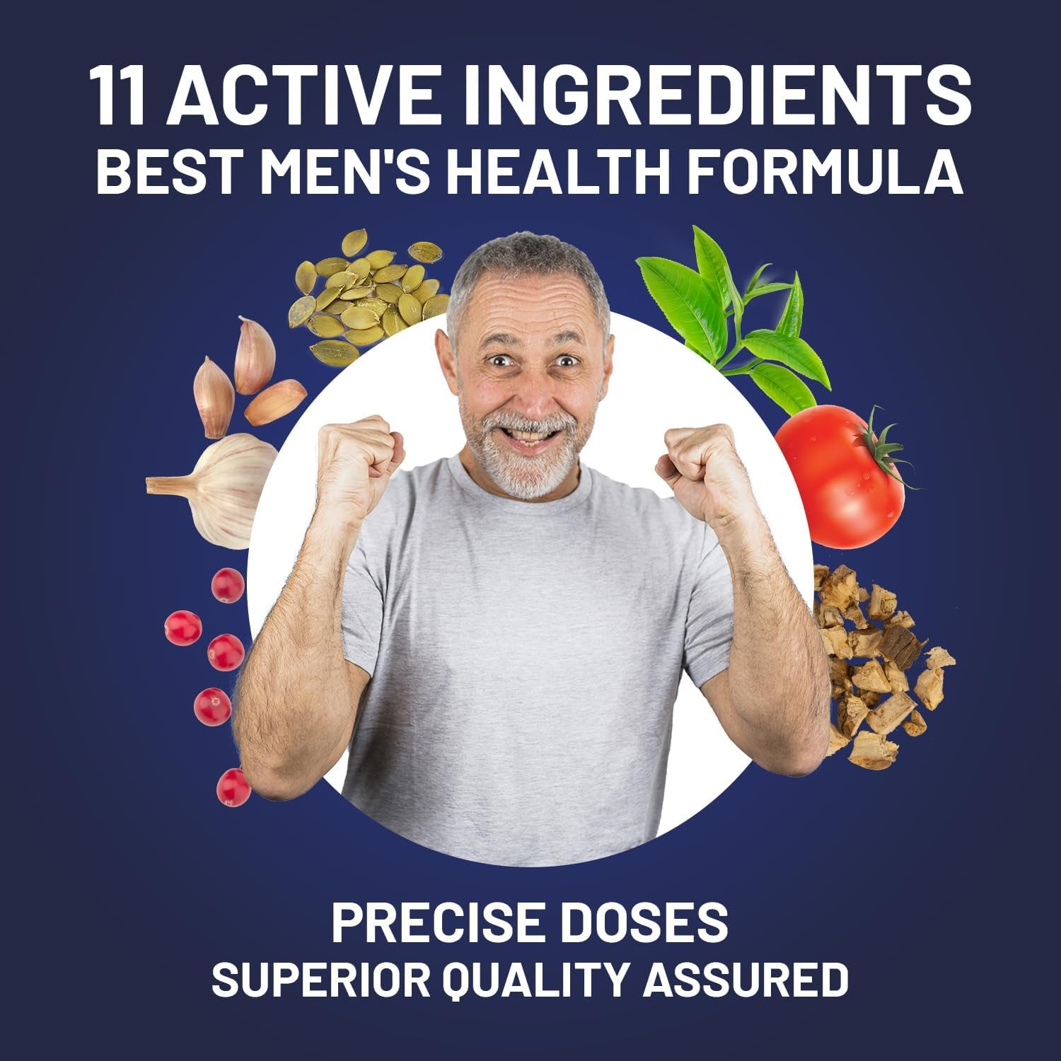 Advanced Prostwell plus 60 Vegan Capsules Added Beta Sitosterol, Pumpkin Seed, Nettle Root, Lycopene and 7 Other Ingredients - Prostate Supplements for Men - Men Health Supplements by Prowise