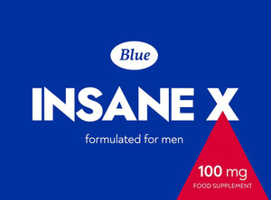 INSANE X - 20 Extra Strong Pills for Men UK - Natural Fast-Acting Maca Ginseng Tablets for Men - for Enhanced Performance