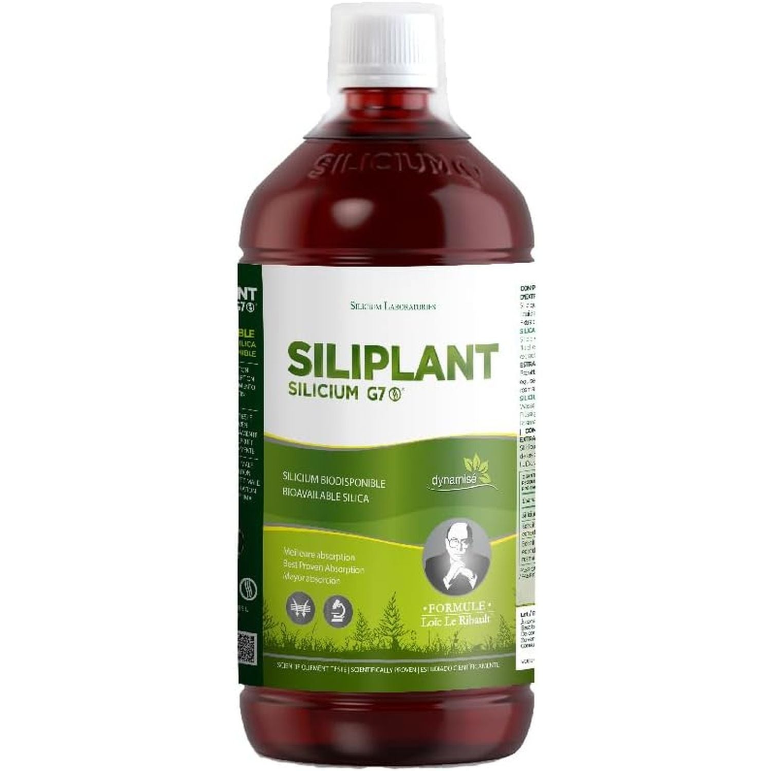 G7 Siliplant Improved Formula. Liquid Silica Supplement Collagen Booster, Strengthens Bones and Joints Supplements, Boosts Skin Elasticity. 33-Day Treatment.