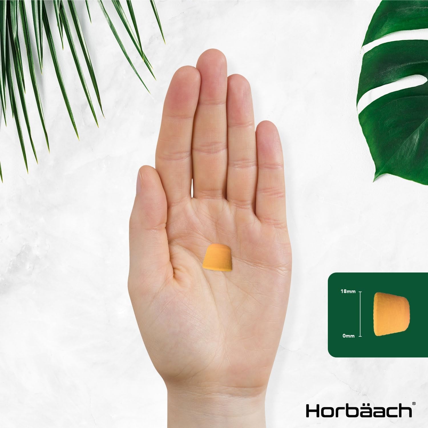 Turmeric Gummies with Black Pepper & Ginger 3215Mg | High Strength Turmeric Curcumin Supplement | 60 Vegan Gummies | Natural Peach Flavour - Tablet Alternative | by Horbaach