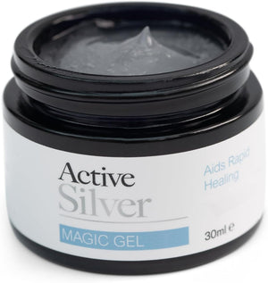Active Silver Colloidal Silver Magic Gel (30Ml), Multipurpose Aloe Vera Gel with Colloidal Silver at 25Ppm, Use in the Home or as Part of Your Travel Kit