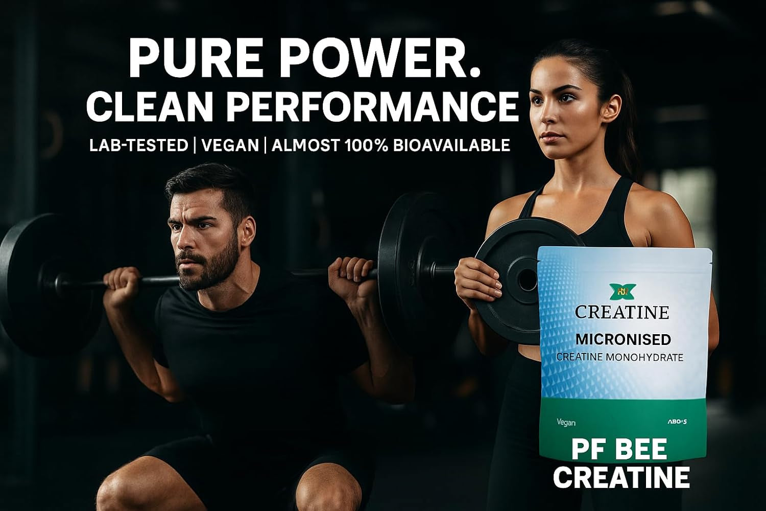 Premium 100% Pure Micronised Creatine Powder 400G. 80 Servings.. for Physical Performance and Muscle Power. Unflavoured.