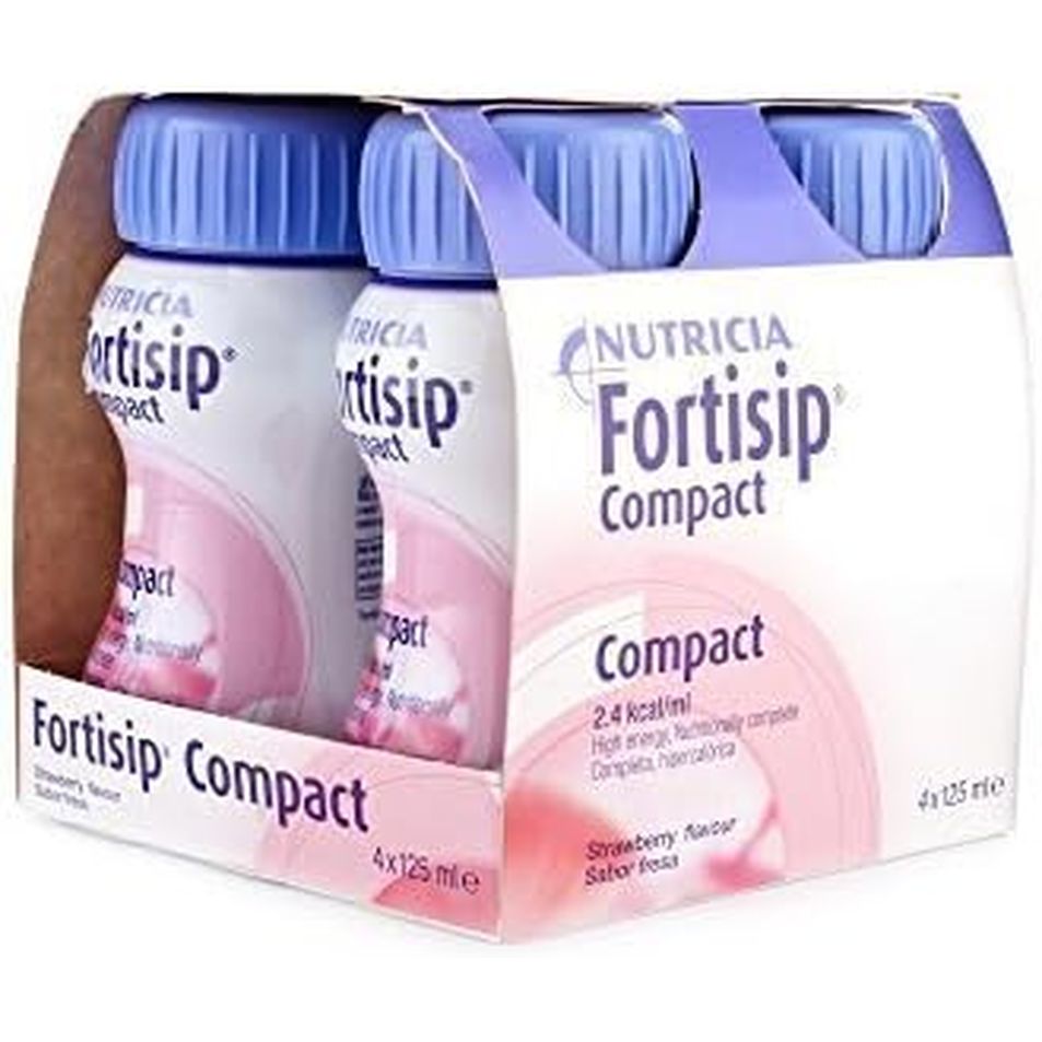Fortisip Feeding Supplement Compact Strawberry by Nutricia by Nutricia