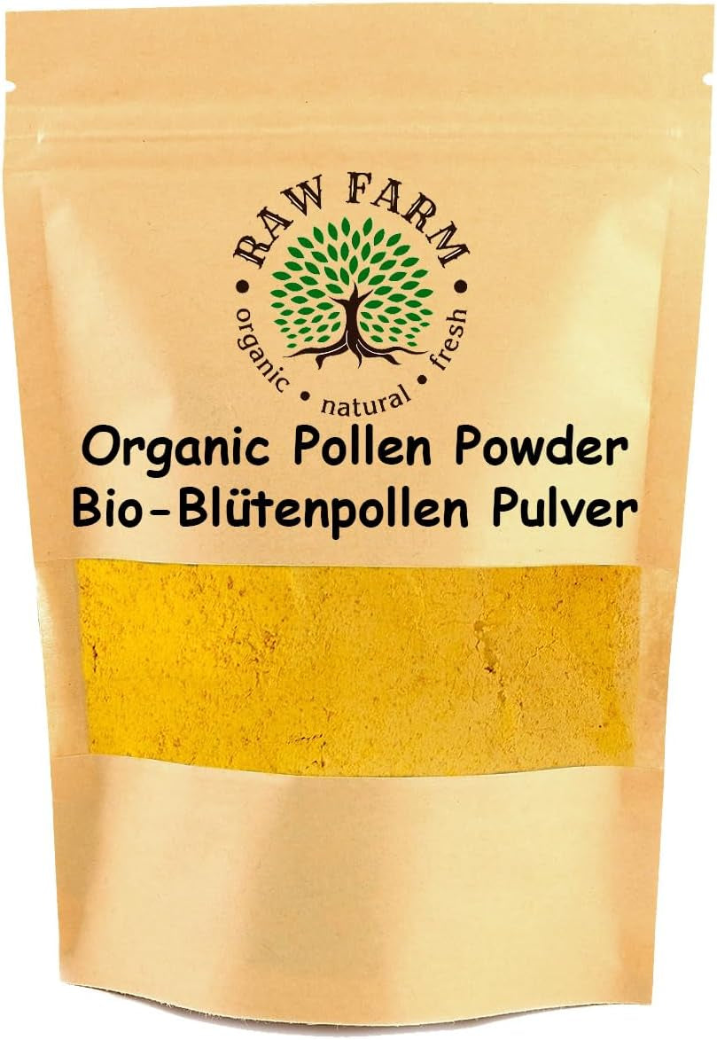 500 G Organic Bee Pollen Powder, Extra Fine, Unheated, Pure and Fresh