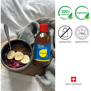 Strath Original Liquid Herbal Health Tonic - 61 Vital Nutrients, Vitamins, Minerals & Amino Acids, Swiss Made Natural Supplement Yeast, Daily Nutritional & Digestion Support Multivitamins for Adults