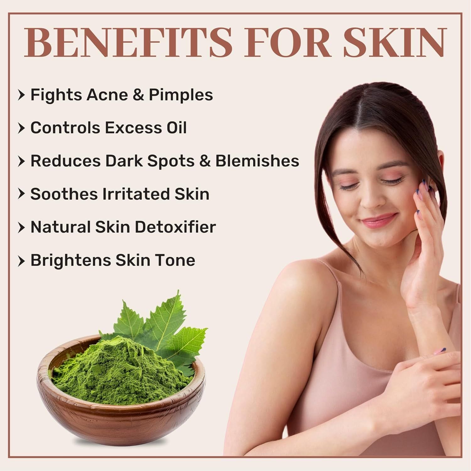 SAMYAM Neem Leaves Powder - 1Kg Pack | Detox, Healthy Skin, Hair Growth