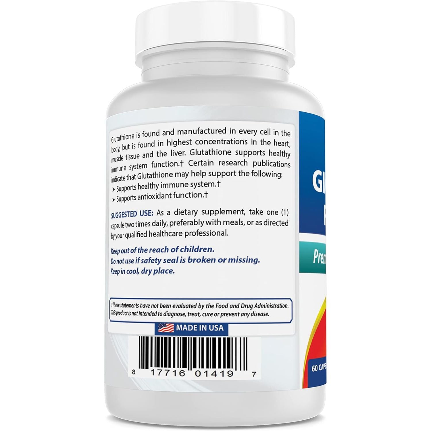 Best Naturals L-Glutathione 250 Mg 60 Capsules