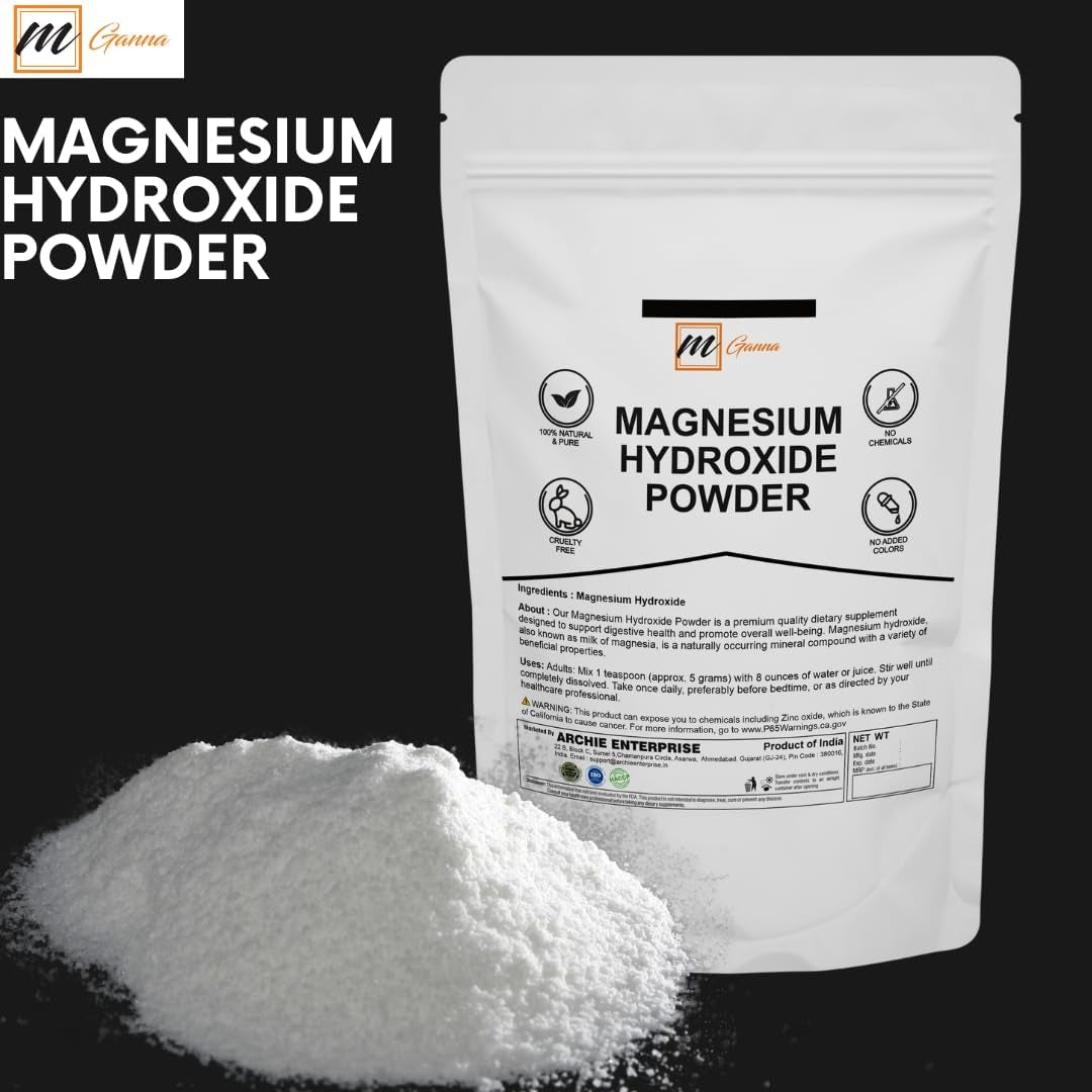 100% Magnesium Hydroxide Powder 227 G / 0.5 Lbs