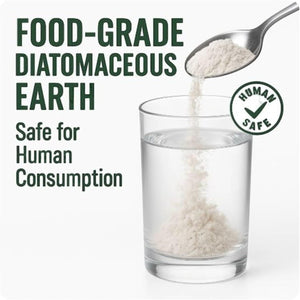 Superior Diatomaceous Earth Food Grade 500G - Diatomaceous-Earth Superior Food Grade UK by Natural Sources™ Full Ebook! Premium Fresh Water Source! Use for Health, Pets, Pest Control, for Chickens…