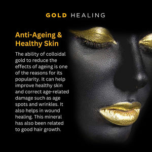 GOLD HEALING True COLLOIDAL Gold 500Ml - 99.99% 24Ct Pure Gold, Superior Concentration, High 60Ppm Made in the UK