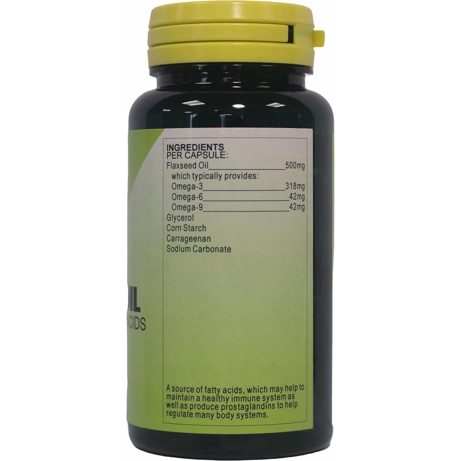 Health plus Omega Flaxseed Oil 450Mg Omega-3, Omega-6 & Omega 9 Supplement - 90 Gelatin Free Capsules