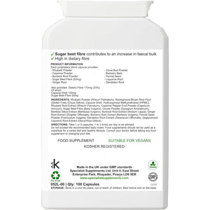 Specialist Supplements Col-Clear a Colon Health Support 100 Capsules, (Pack of 1)